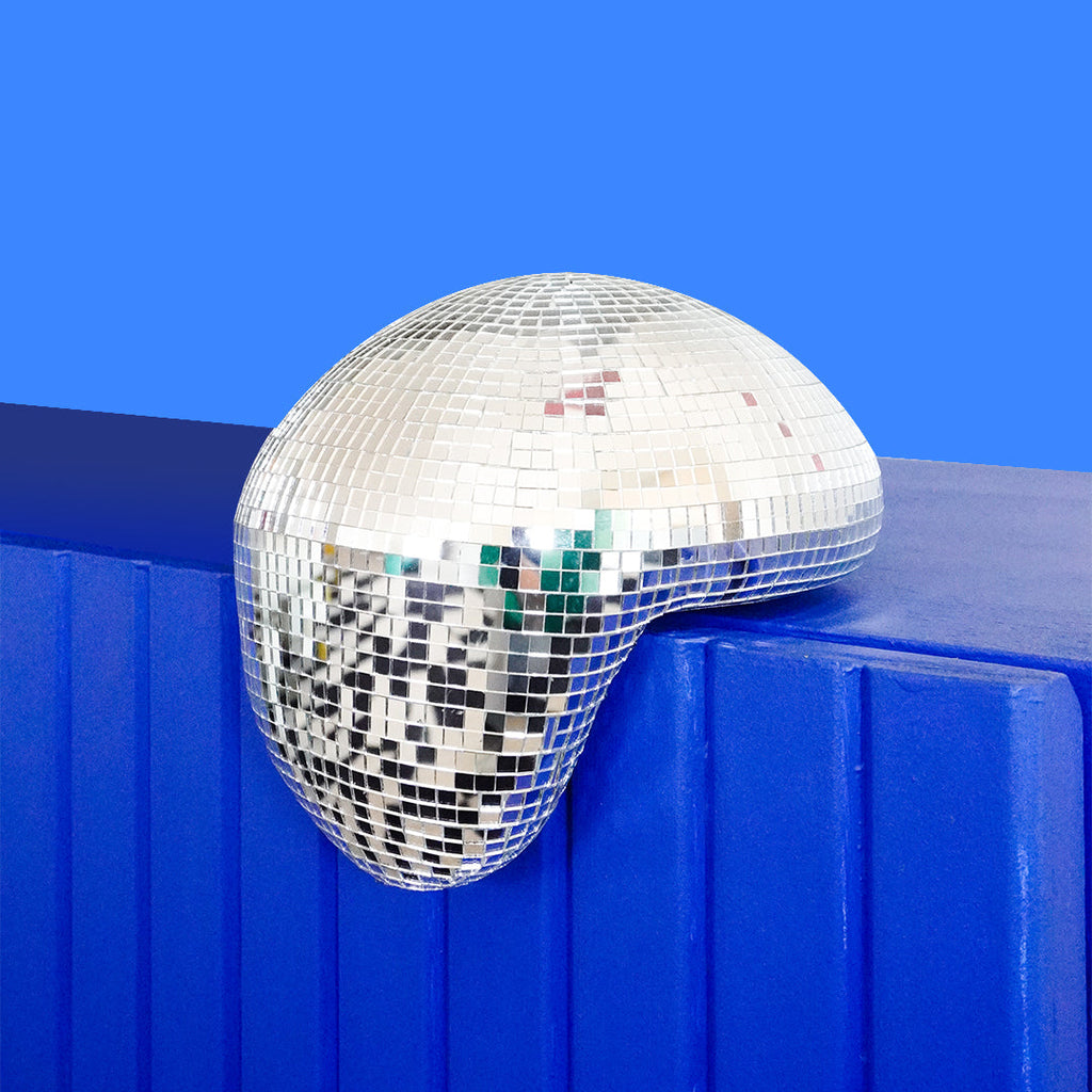disco ball melted