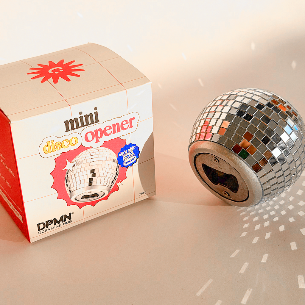 Destapador de botellas mini bola disco