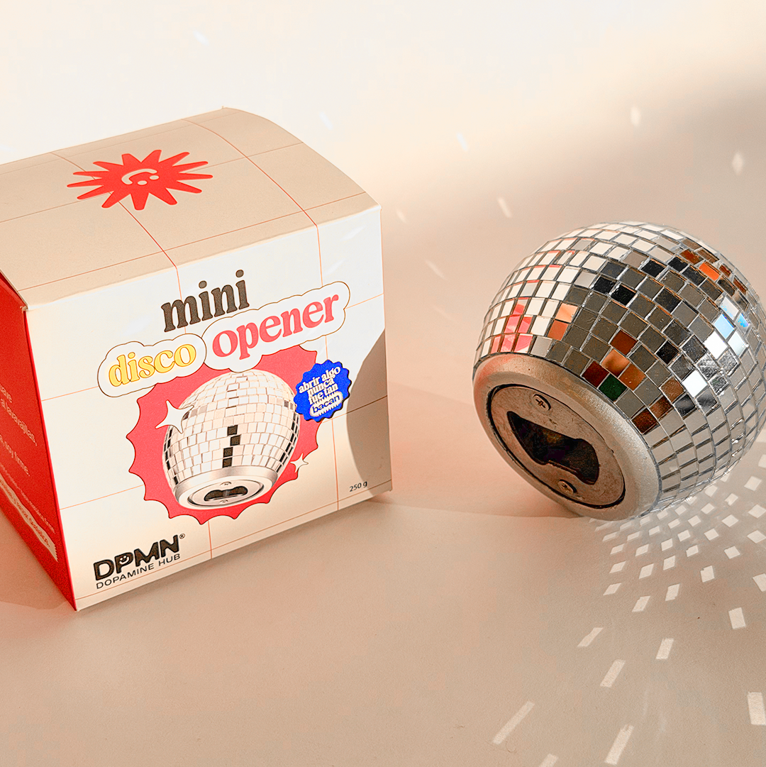 Destapador de botellas mini bola disco