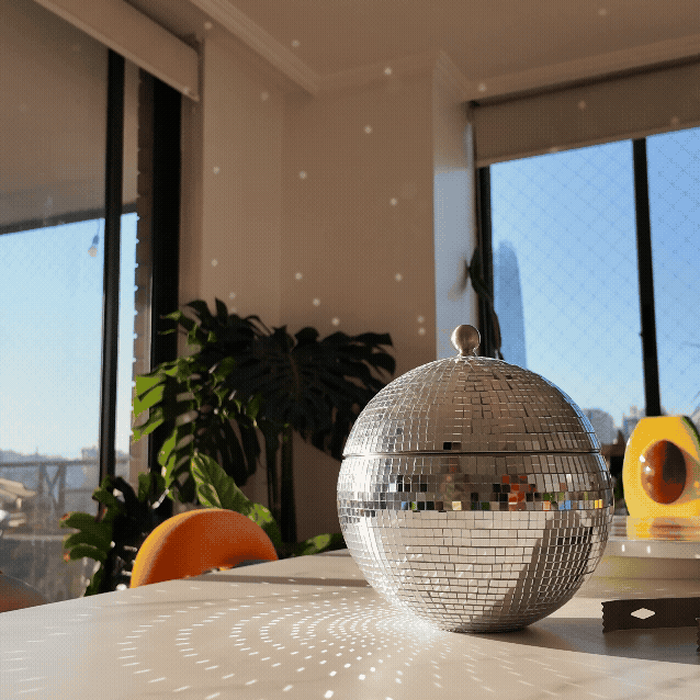 Hielera disco ball silver 2L | the party starter