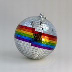 rainbow disco ball